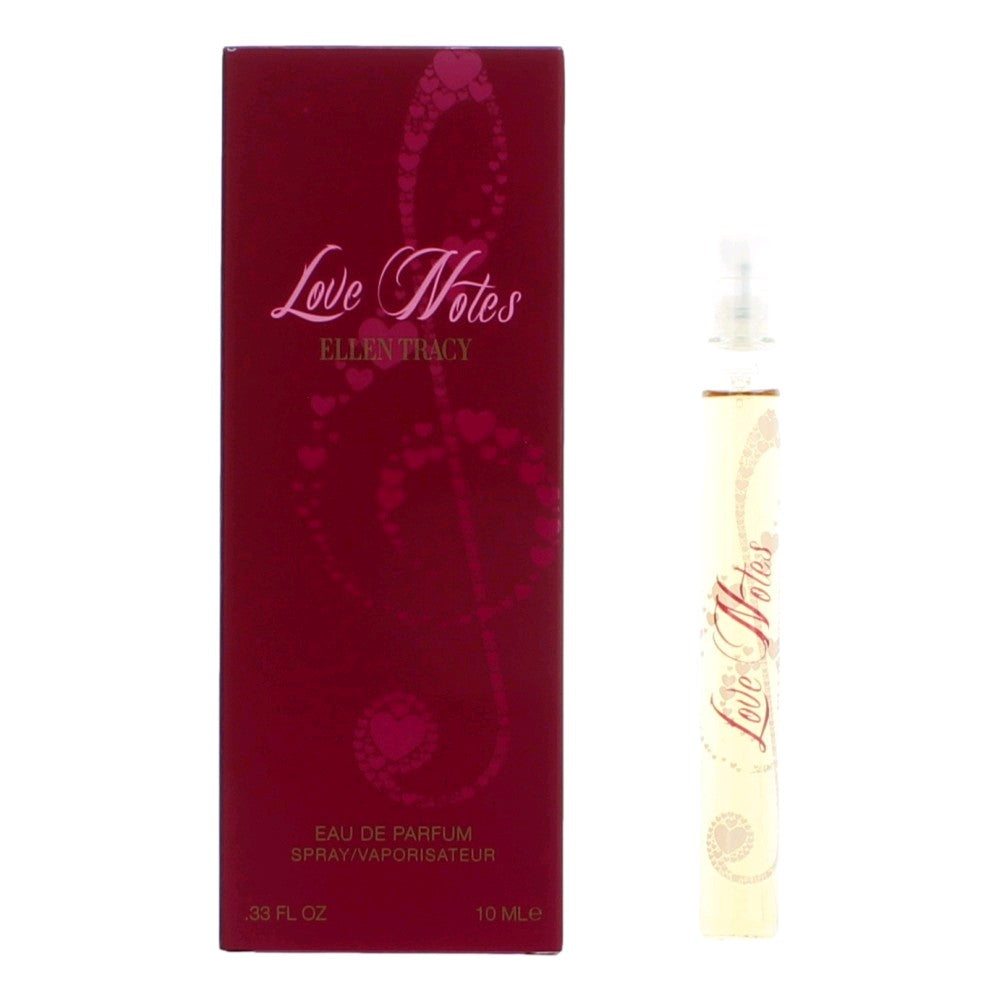 Bottle of Love Notes by Ellen Tracy, 0.33 oz Eau De Parfum Purse Spray for Women